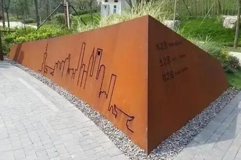 鹰手营子矿耐候钢挡土墙